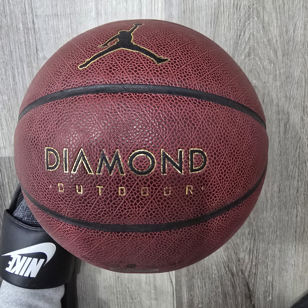 Diamond Supply Co. Maroon and Black Outdoor Basketball